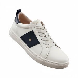 Kate Spade IGGY Womens White Low Top Lace Up Classic Athletic Sneakers Size 6.5B